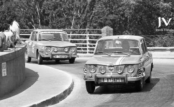 Salvador Cañellas seguido de Ricardo Muñoz. Copa R-8 TS, Alcañiz 1969 / Foto: Jordi Viñals